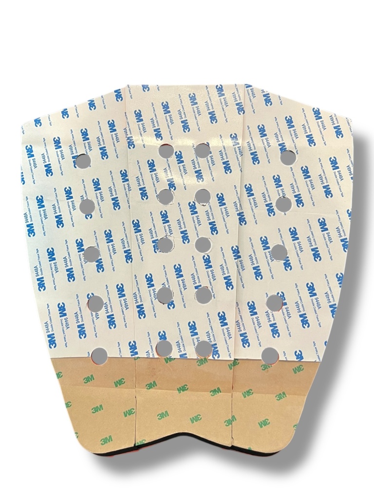 Grip Pad De Eva Rojo Y Negro 3m Surf Mar Cristal