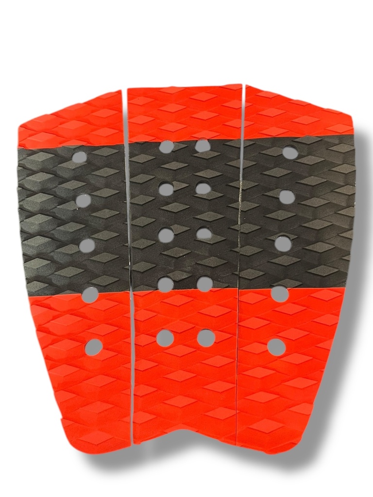 Grip Pad De Eva Rojo Y Negro Surf Mar Cristal